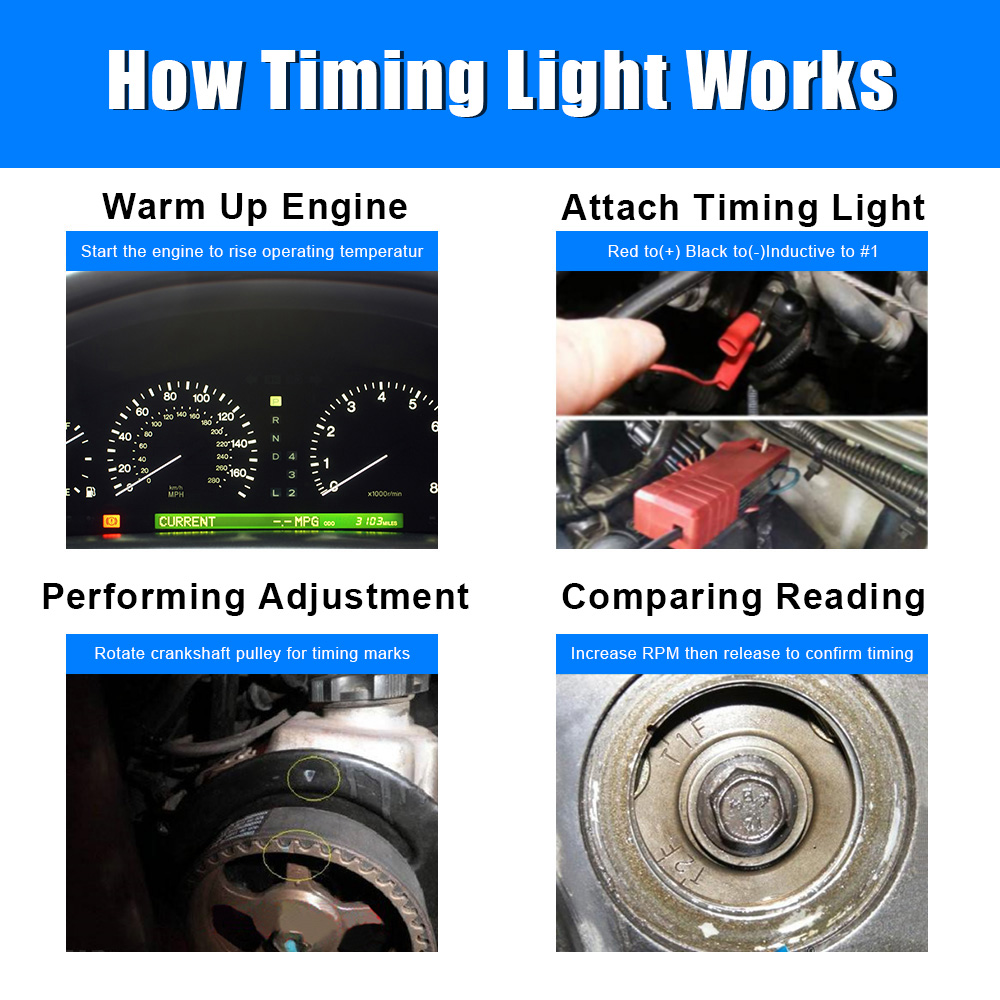 Tl-122 12V Car Ignition Timing - Timing Light Gun ulasan dan harga