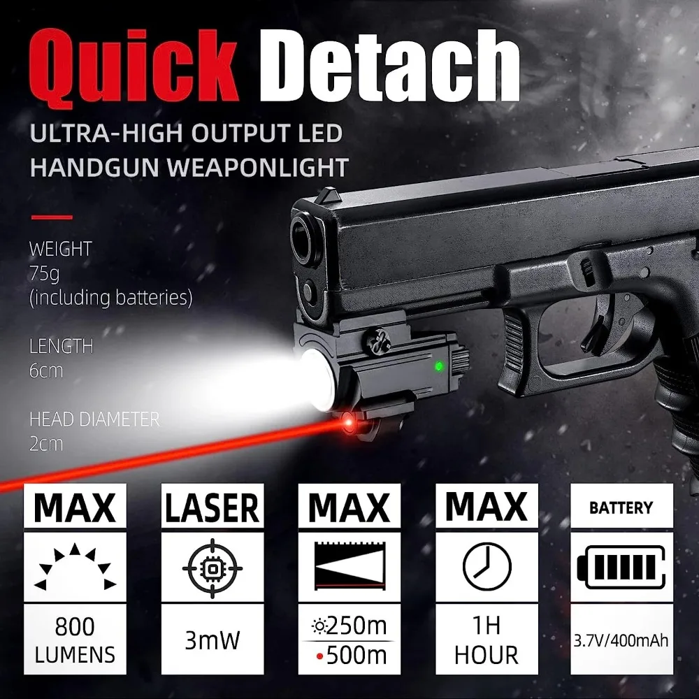 800 Lumens Tactical LED Flashl - Timing Light Gun ulasan dan harga