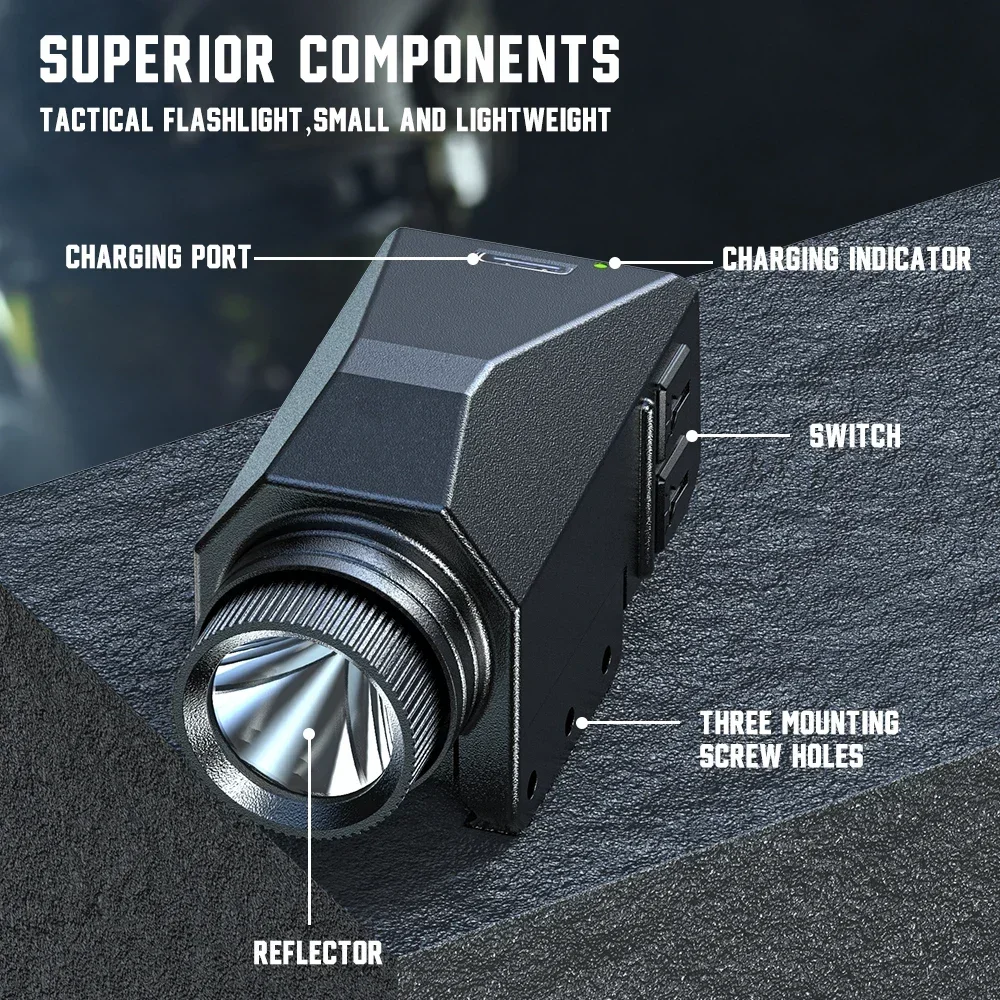 1000LM Tactical LED Flashlight - Timing Light Gun ulasan dan harga