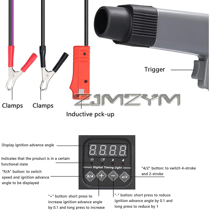 12V Digital Display Ignition T - Timing Light Gun ulasan dan harga